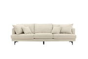 Venture Home Sofia Sofa - Black / Beige Corduroy