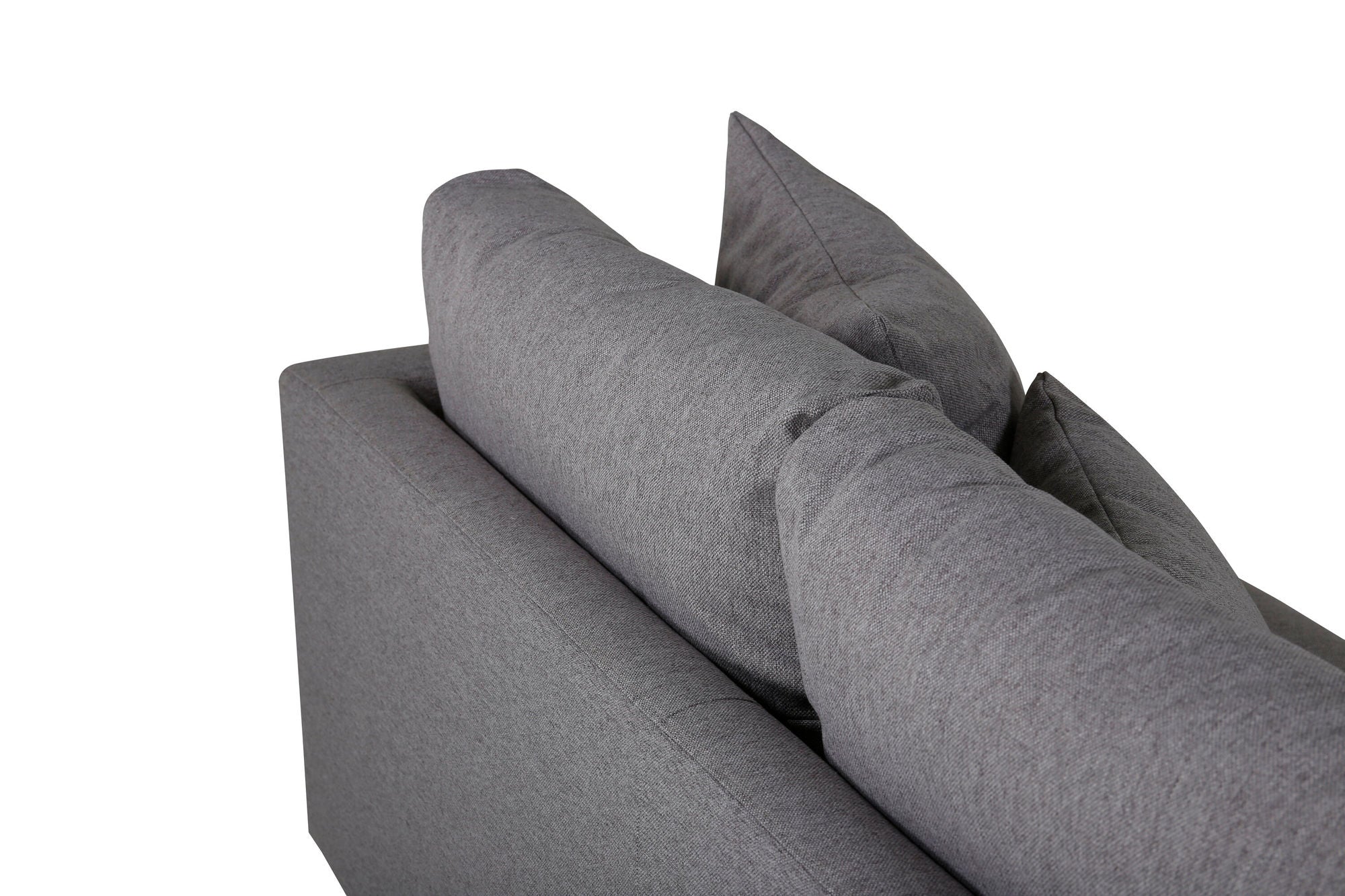 Venture Home Sofia Sofa - Black / Grey Fabric