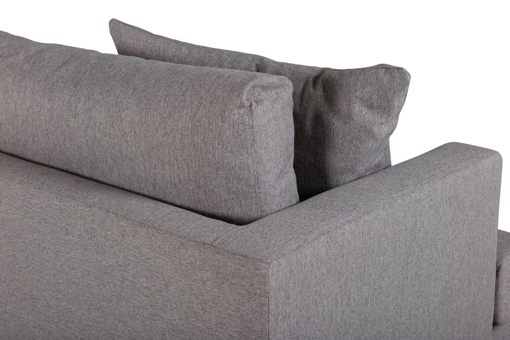 Venture Home Sofia Sofa - Black / Grey Fabric