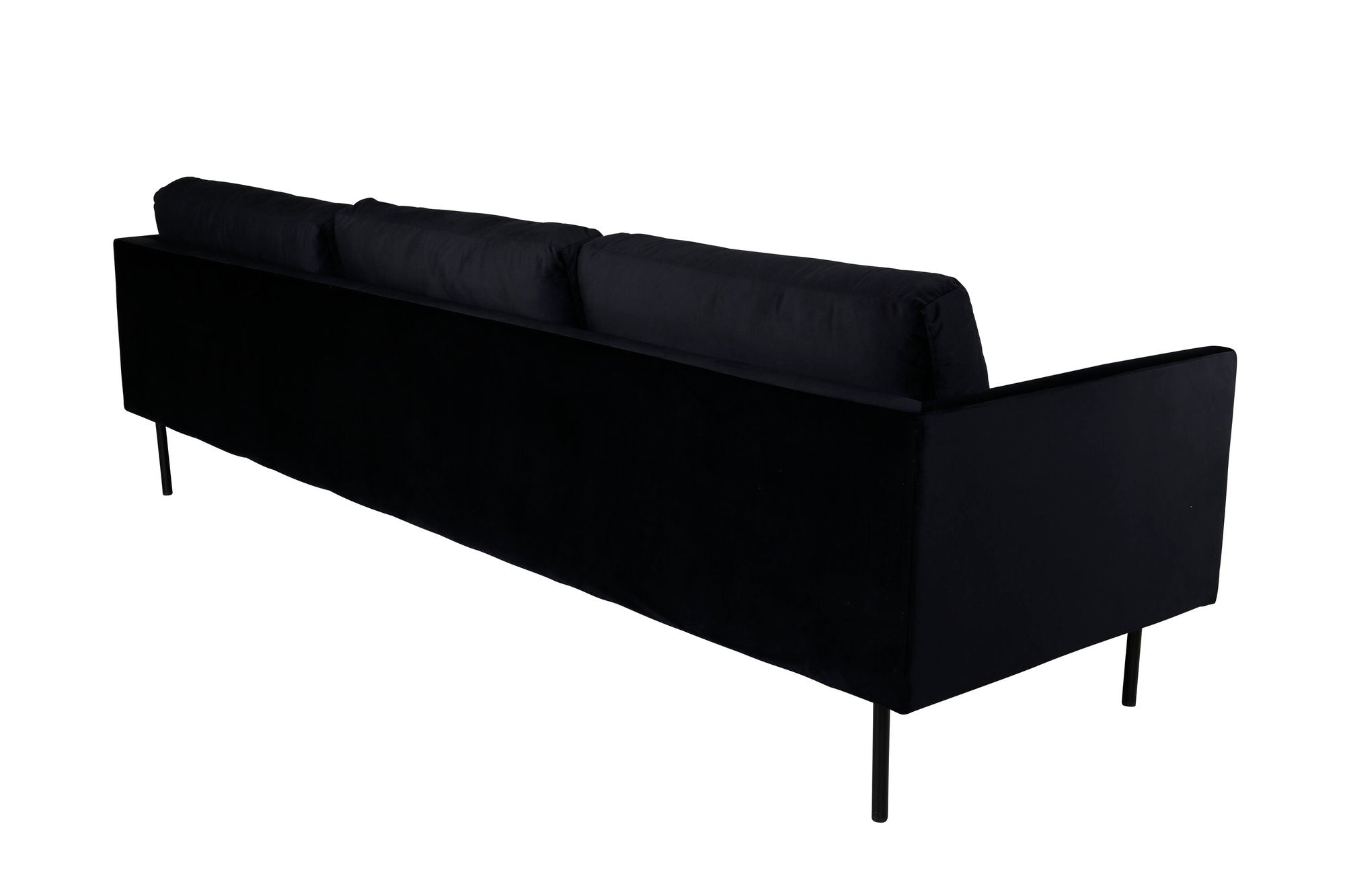 Venture Home Zoom 3-seat Sofa - Black / Black Velvet