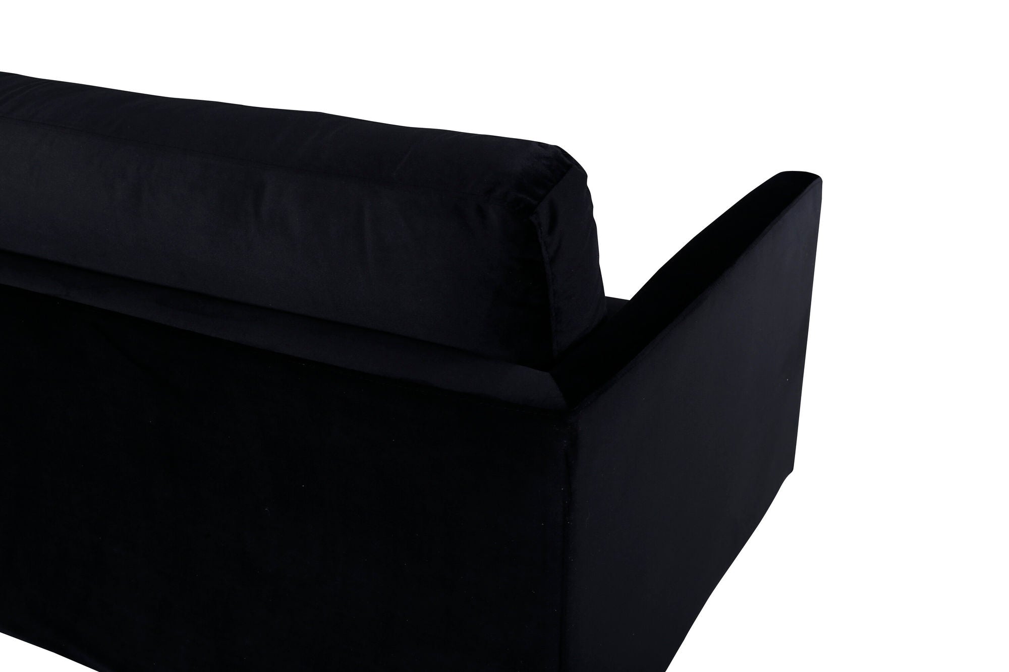 Venture Home Zoom 3-seat Sofa - Black / Black Velvet