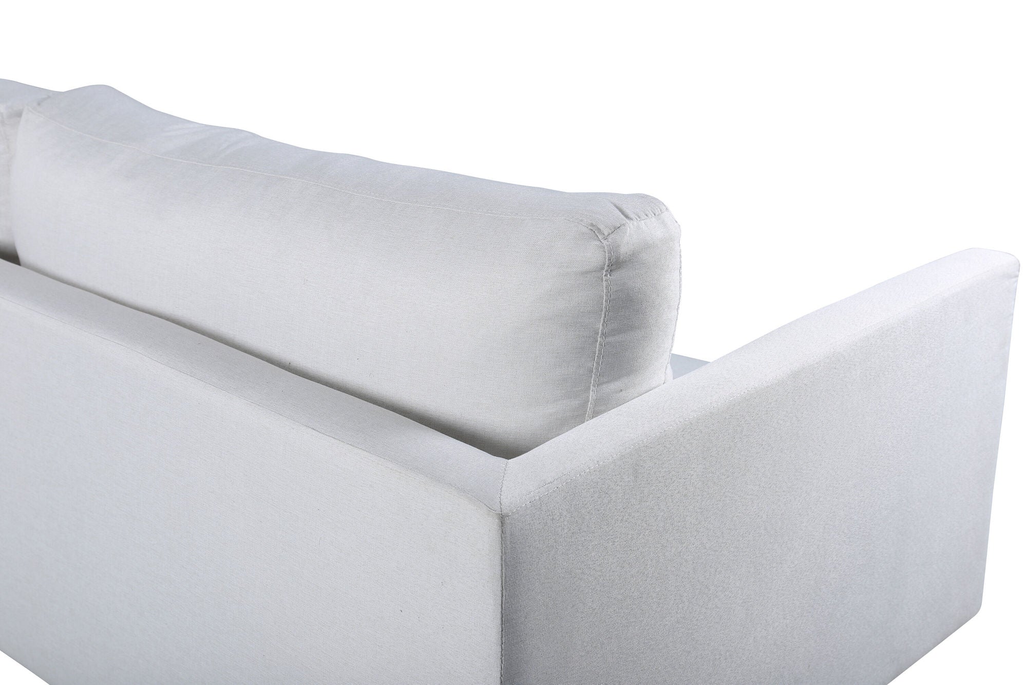 Venture Home Zoom 3-seat Sofa - Black / Light Beige Fabric