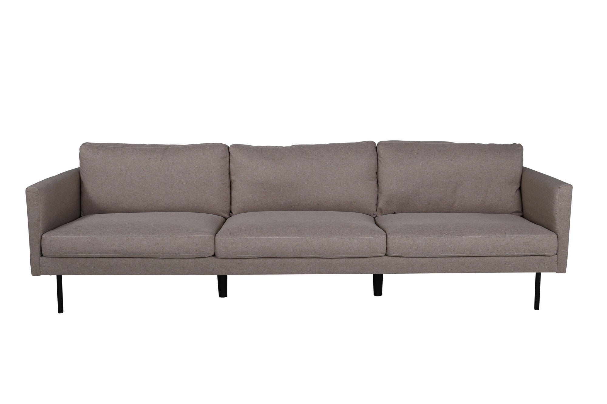 Venture Home Zoom 3-seat Sofa - Black / Brown Fabric
