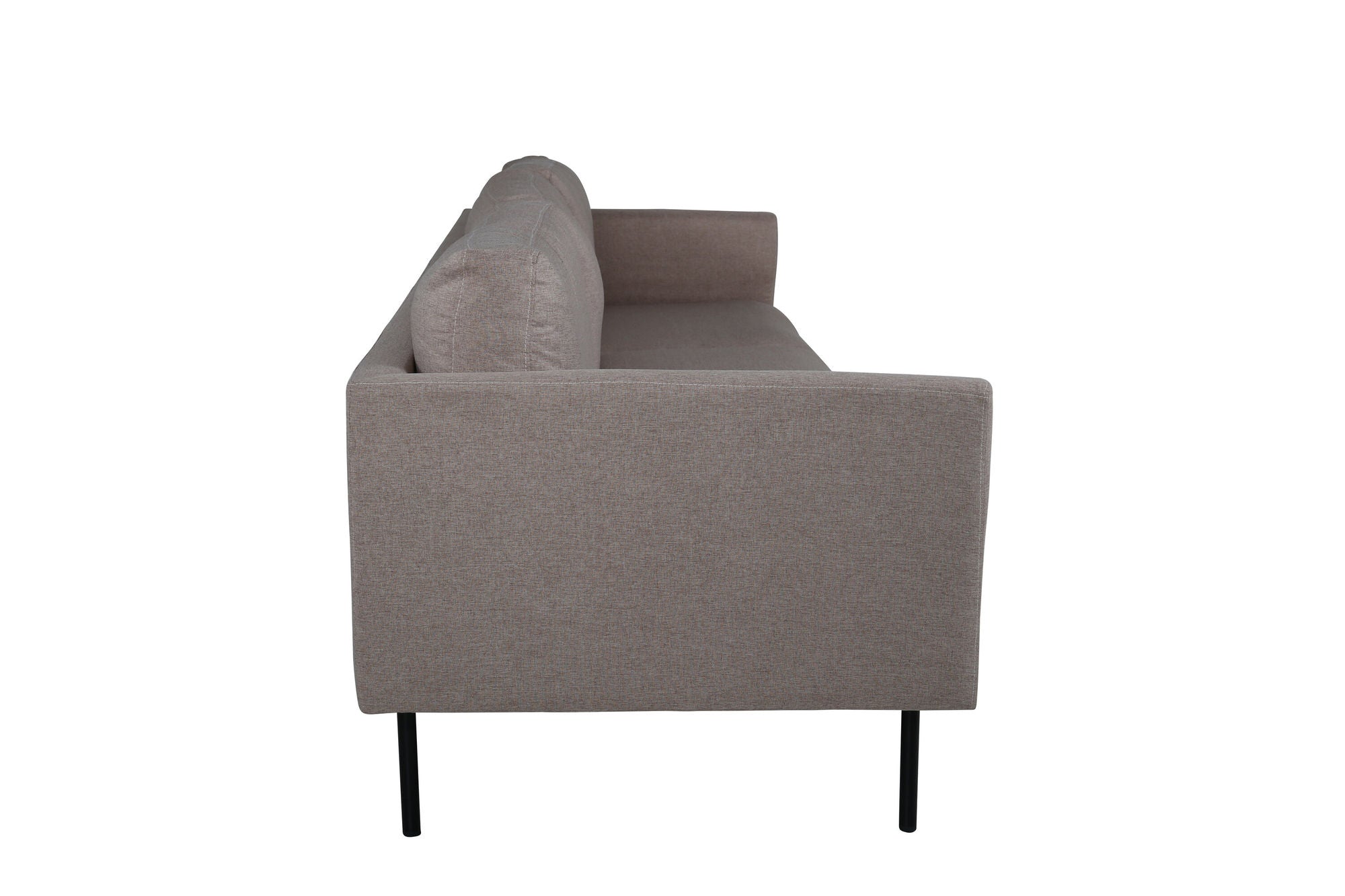 Venture Home Zoom 3-seat Sofa - Black / Brown Fabric