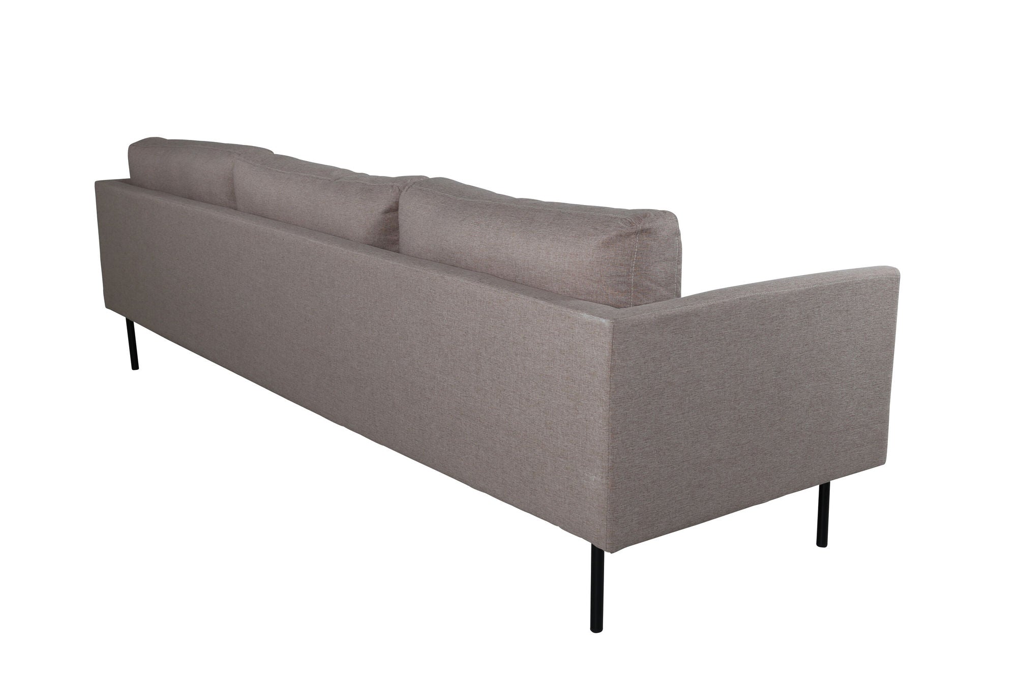 Venture Home Zoom 3-seat Sofa - Black / Brown Fabric