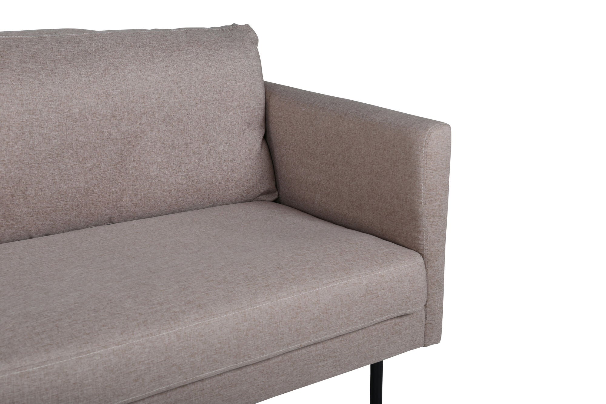 Venture Home Zoom 3-seat Sofa - Black / Brown Fabric