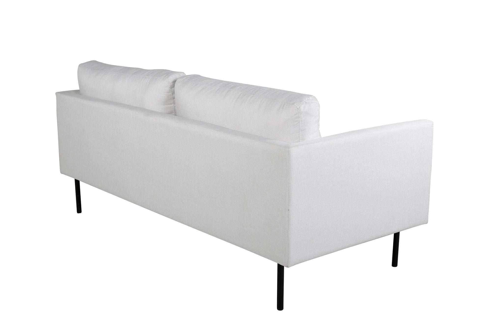Venture Home Zoom 2-seat sofa - Black / Light Beige Fabric