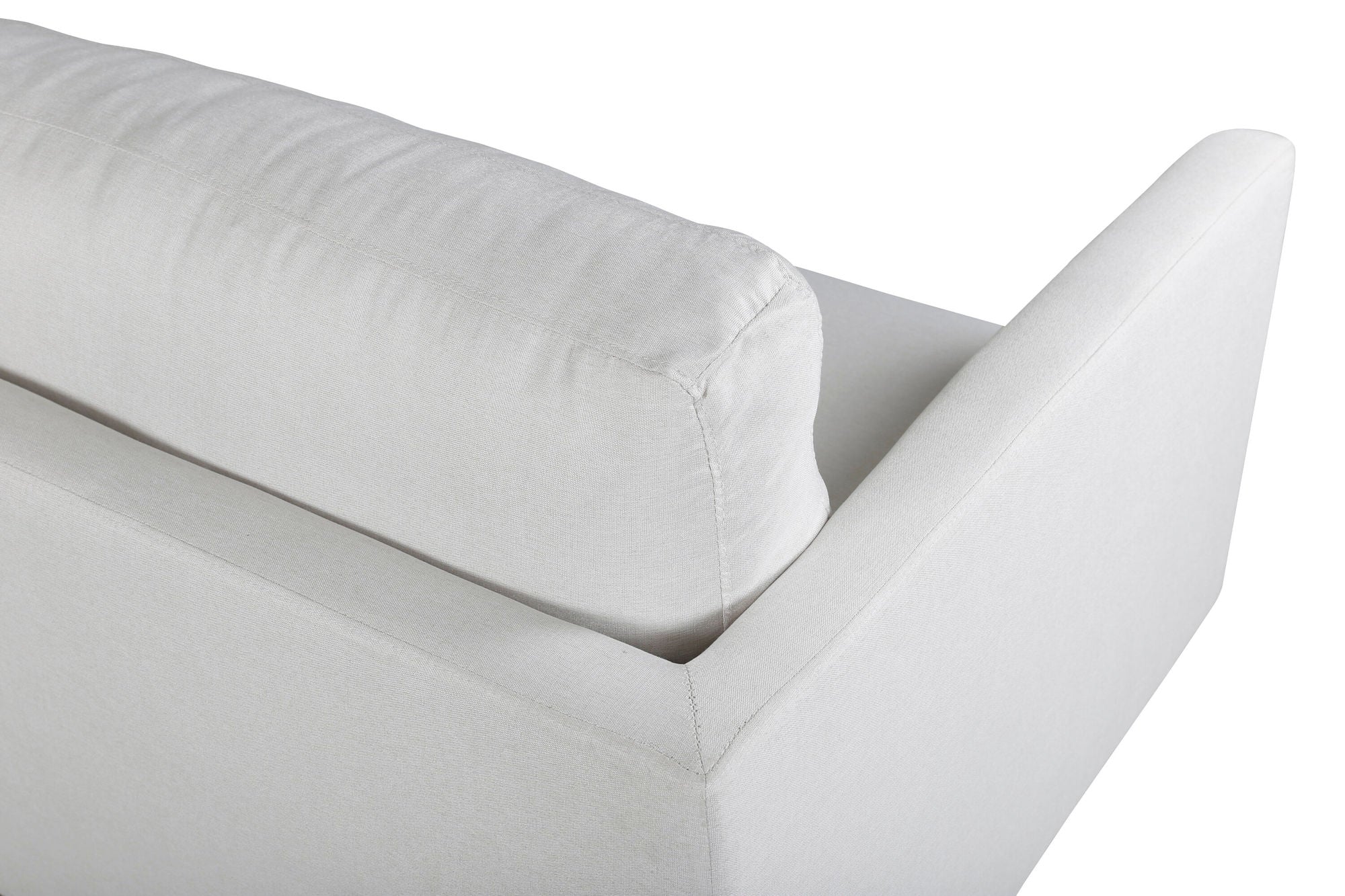 Venture Home Zoom 2-seat sofa - Black / Light Beige Fabric
