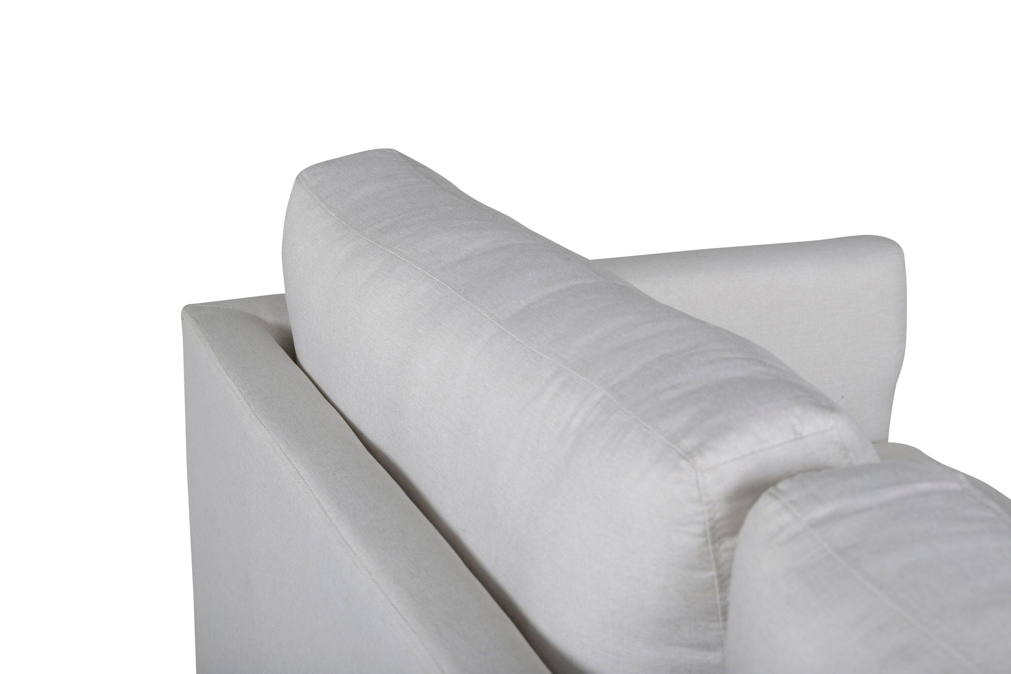 Venture Home Zoom 2-seat sofa - Black / Light Beige Fabric