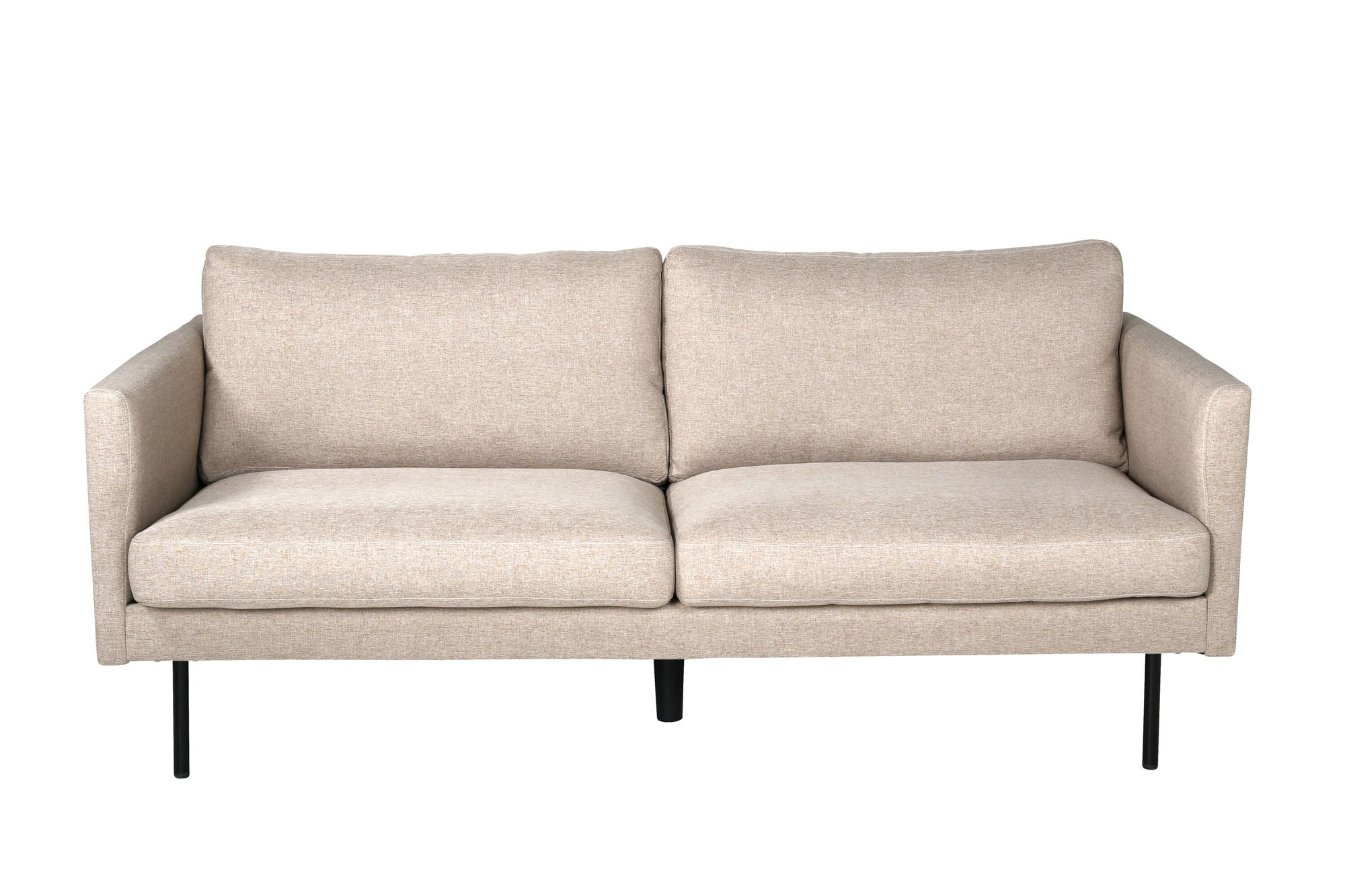 Venture Home Zoom 2-seat sofa - Black / Brown Fabric