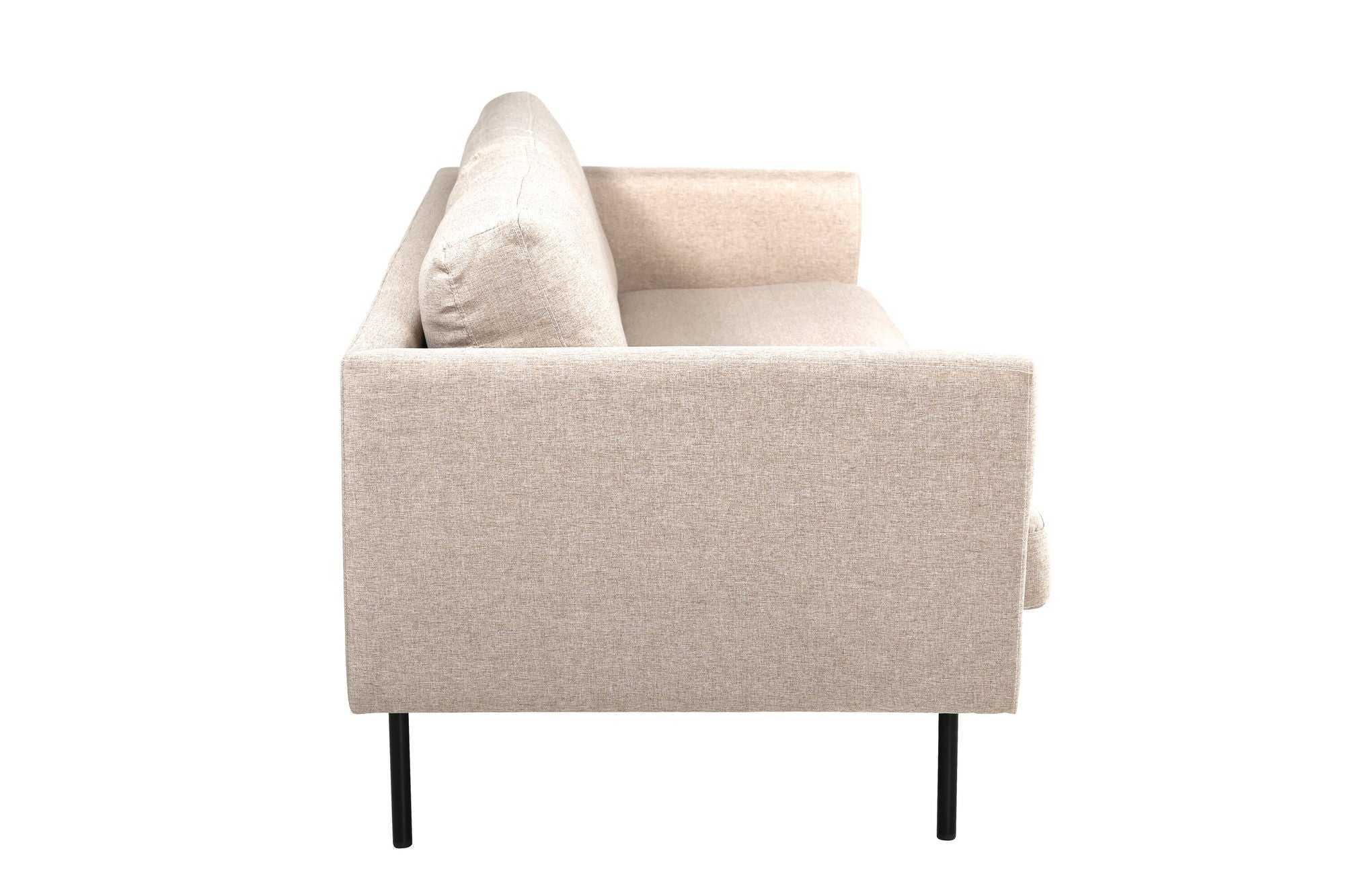 Venture Home Zoom 2-seat sofa - Black / Brown Fabric