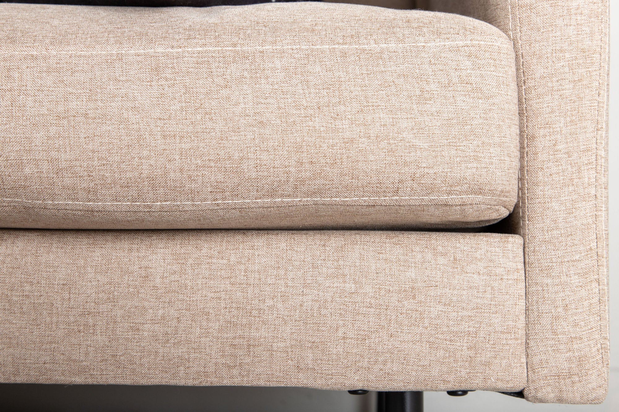 Venture Home Zoom 2-seat sofa - Black / Brown Fabric