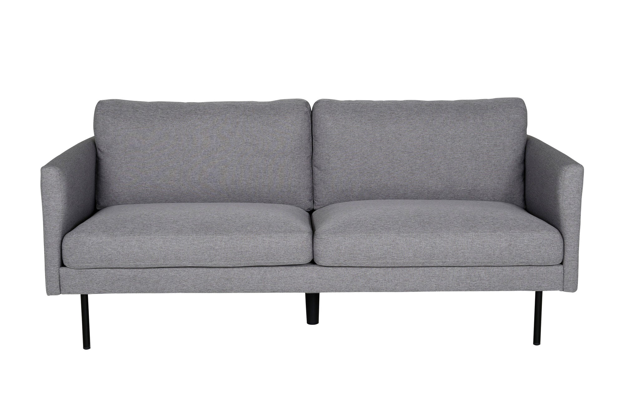 Venture Home Zoom 2-seat sofa - Black / Steel Grey Fabric