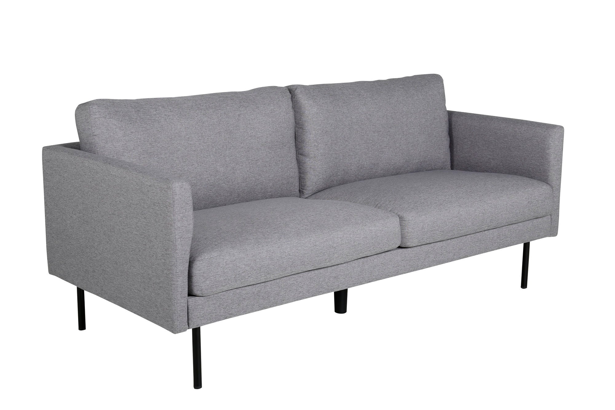 Venture Home Zoom 2-seat sofa - Black / Steel Grey Fabric