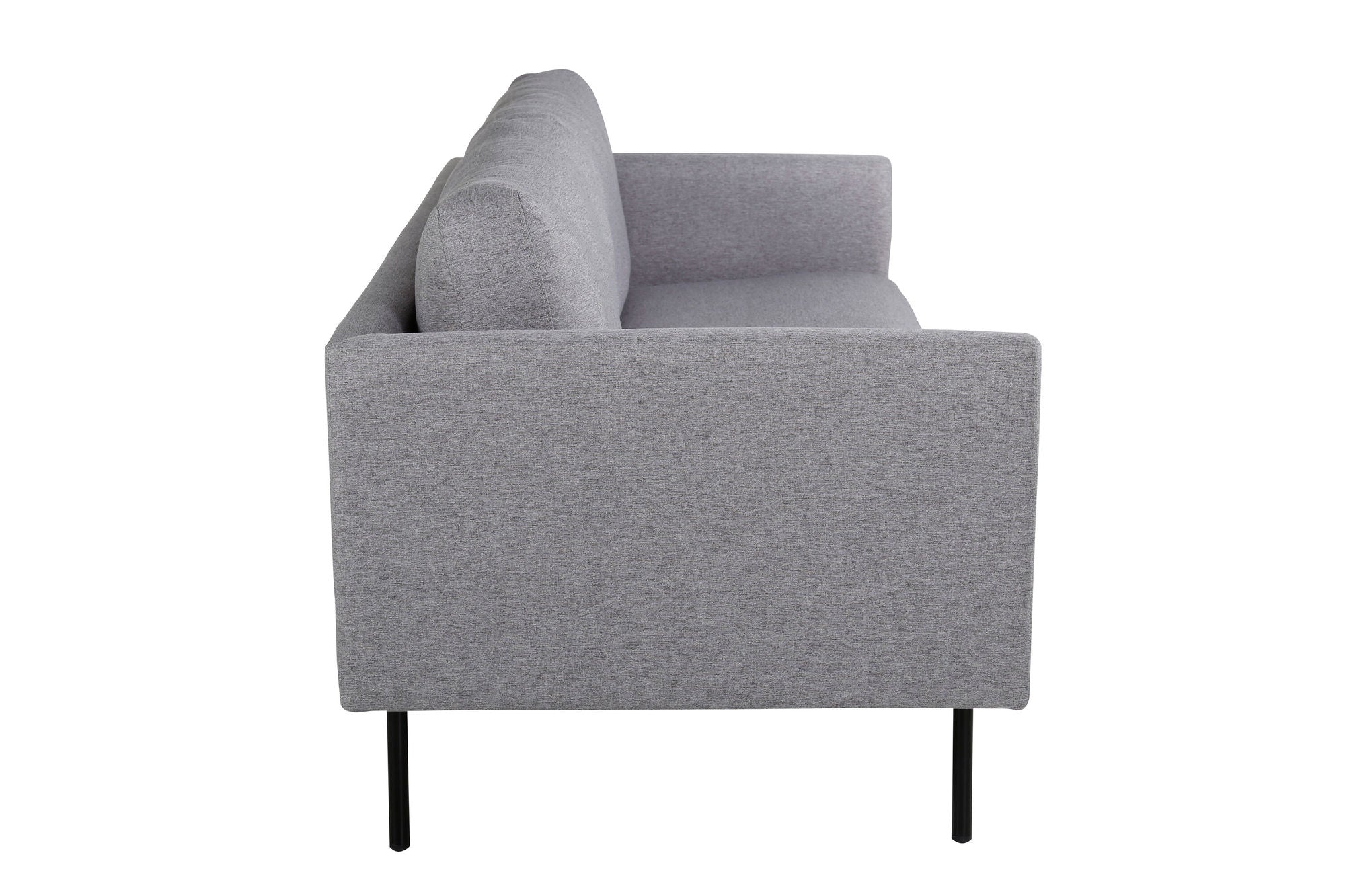 Venture Home Zoom 2-seat sofa - Black / Steel Grey Fabric