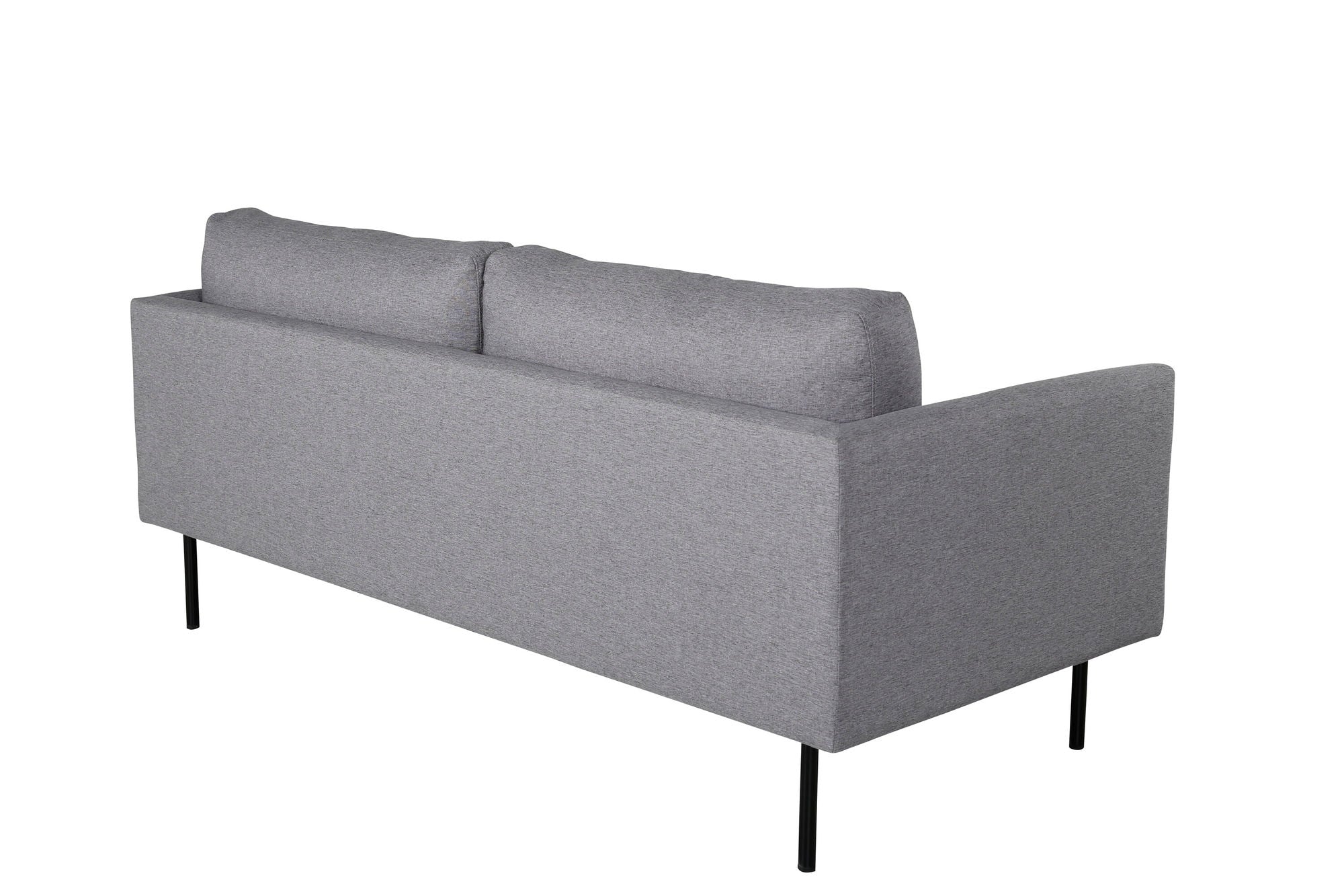 Venture Home Zoom 2-seat sofa - Black / Steel Grey Fabric