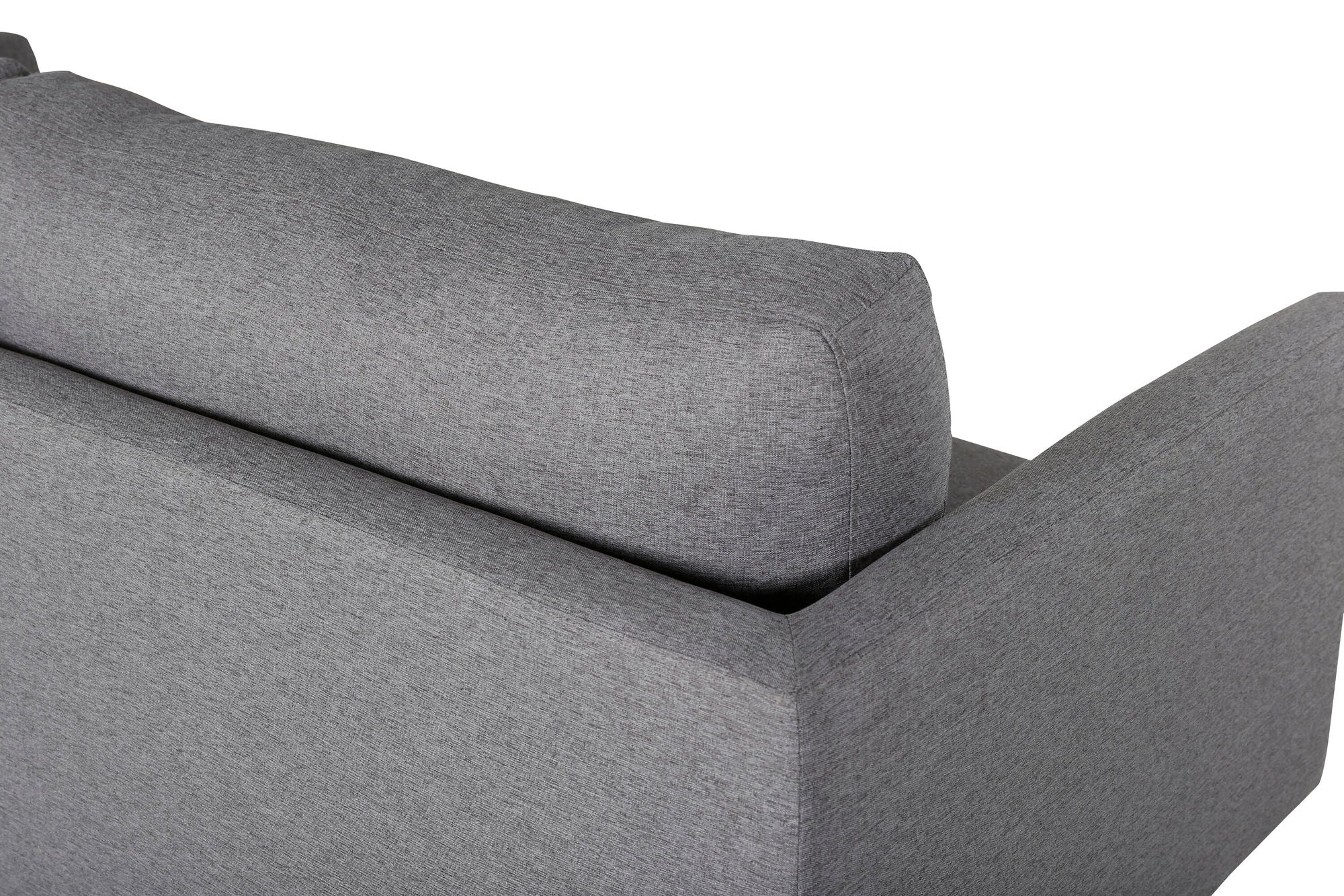 Venture Home Zoom 2-seat sofa - Black / Steel Grey Fabric