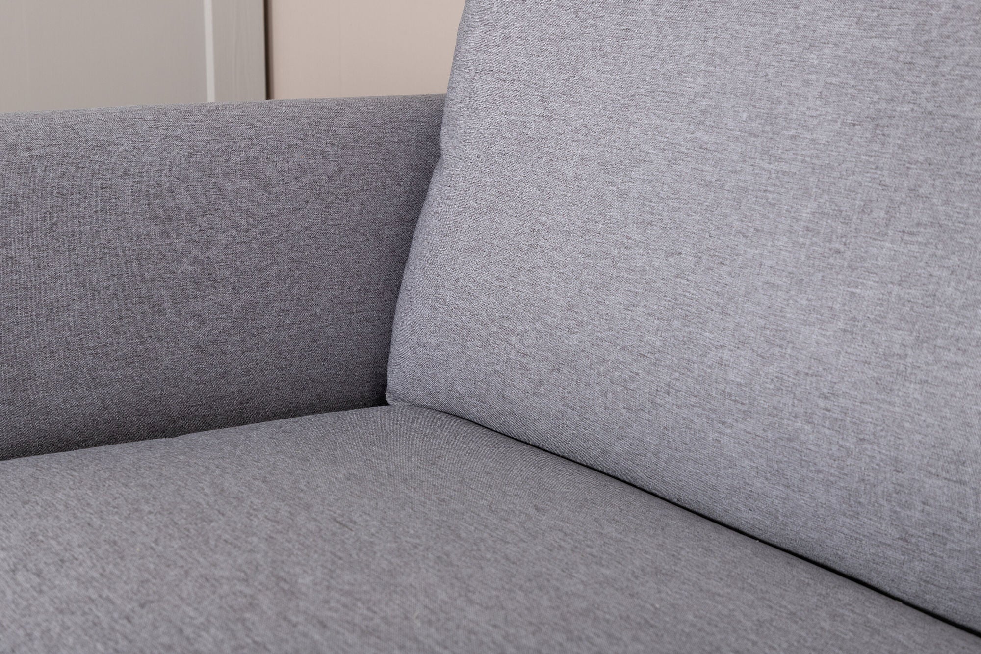 Venture Home Zoom 2-seat sofa - Black / Steel Grey Fabric