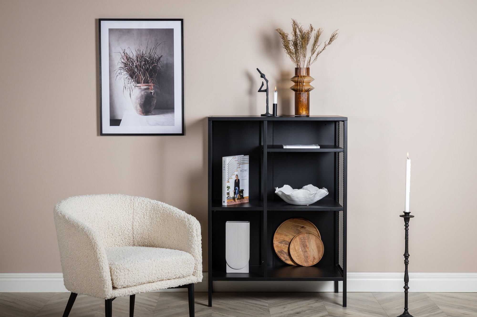 Venture Home Misha - Book Case Mesh - Black
