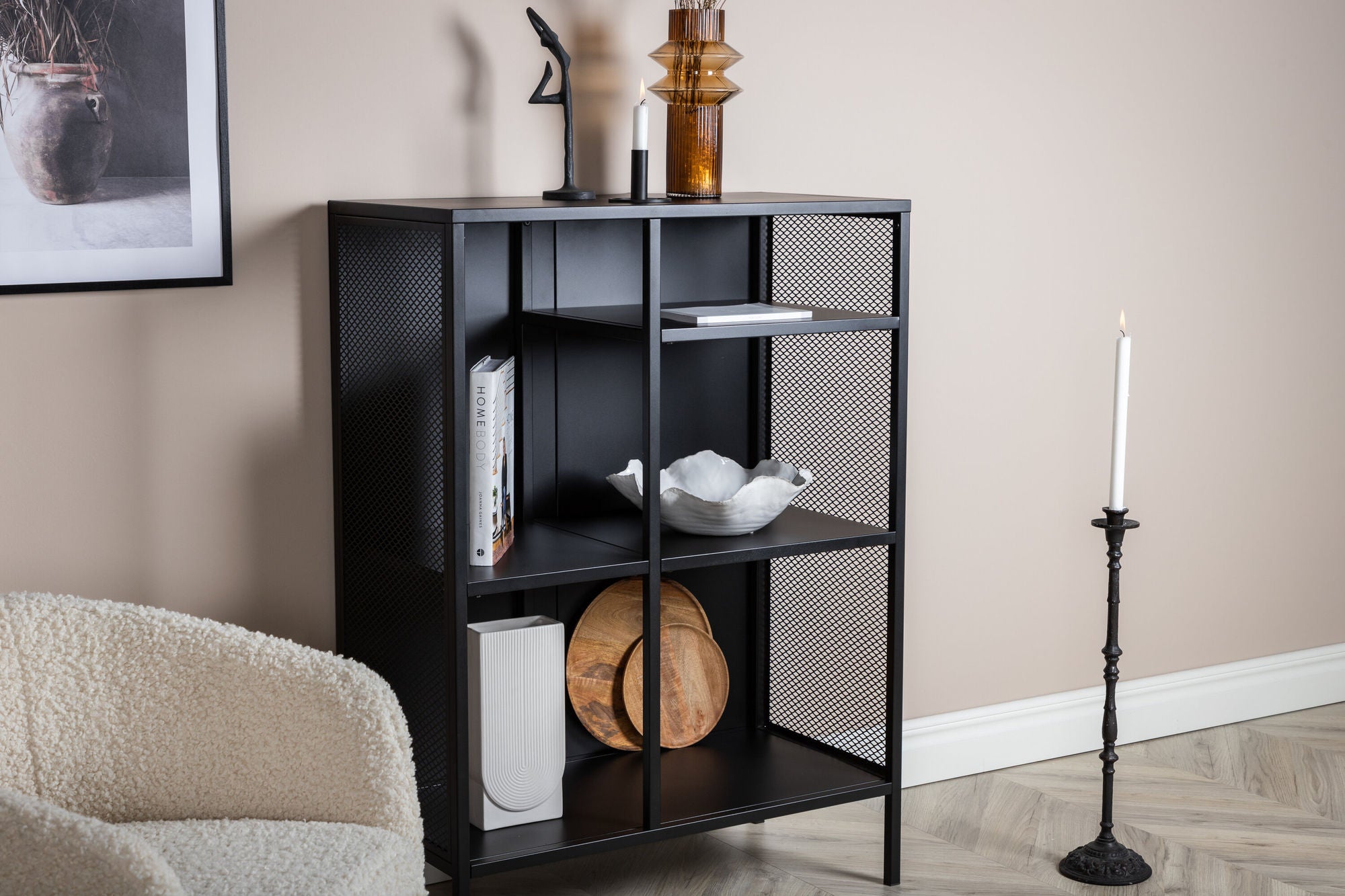 Venture Home Misha - Book Case Mesh - Black