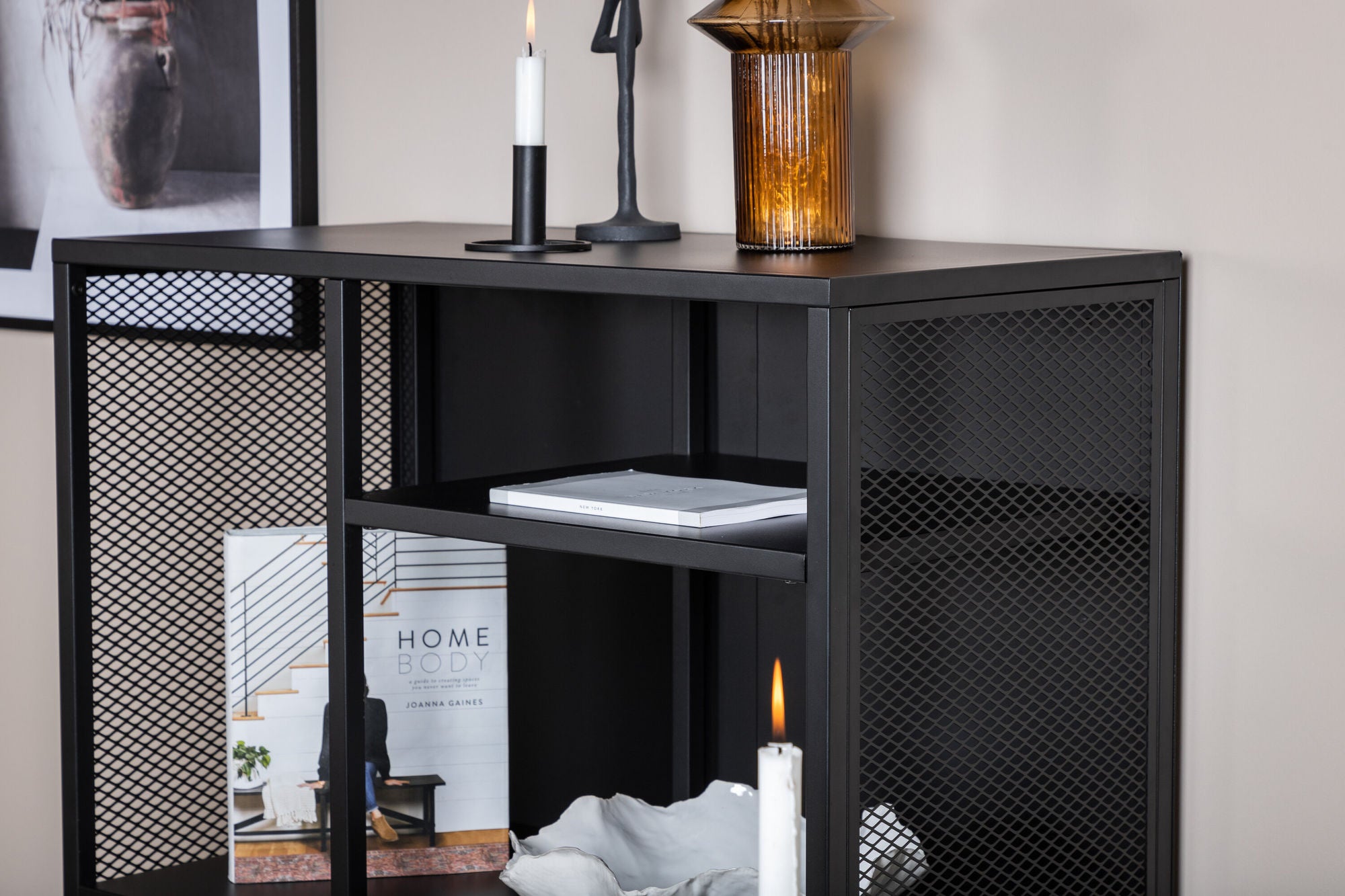 Venture Home Misha - Book Case Mesh - Black