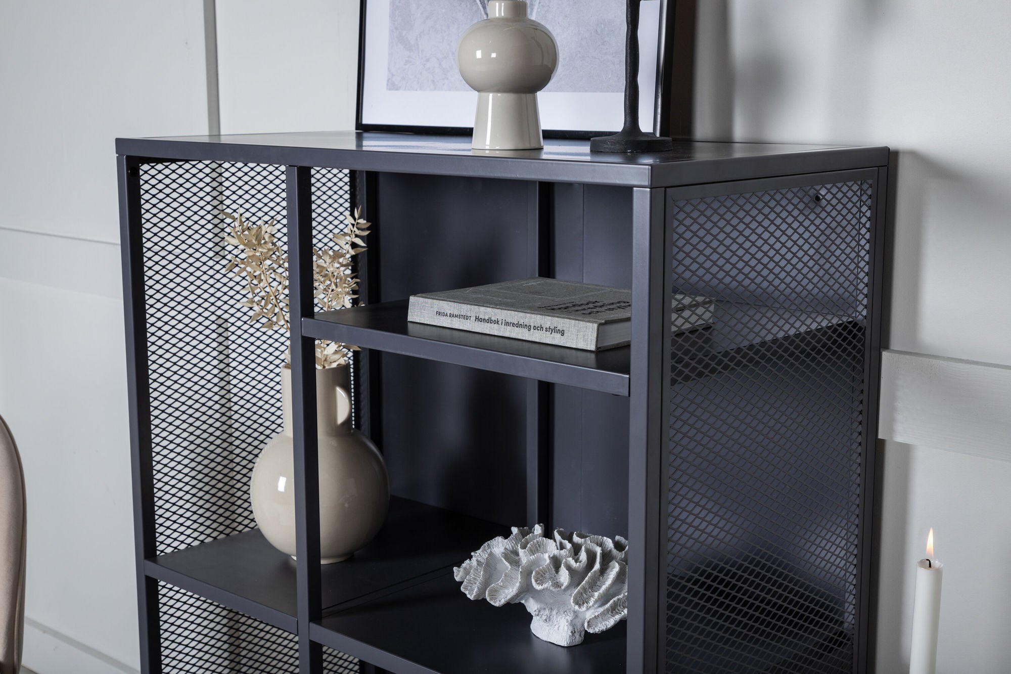 Venture Home Misha - Book Case Mesh - Grey