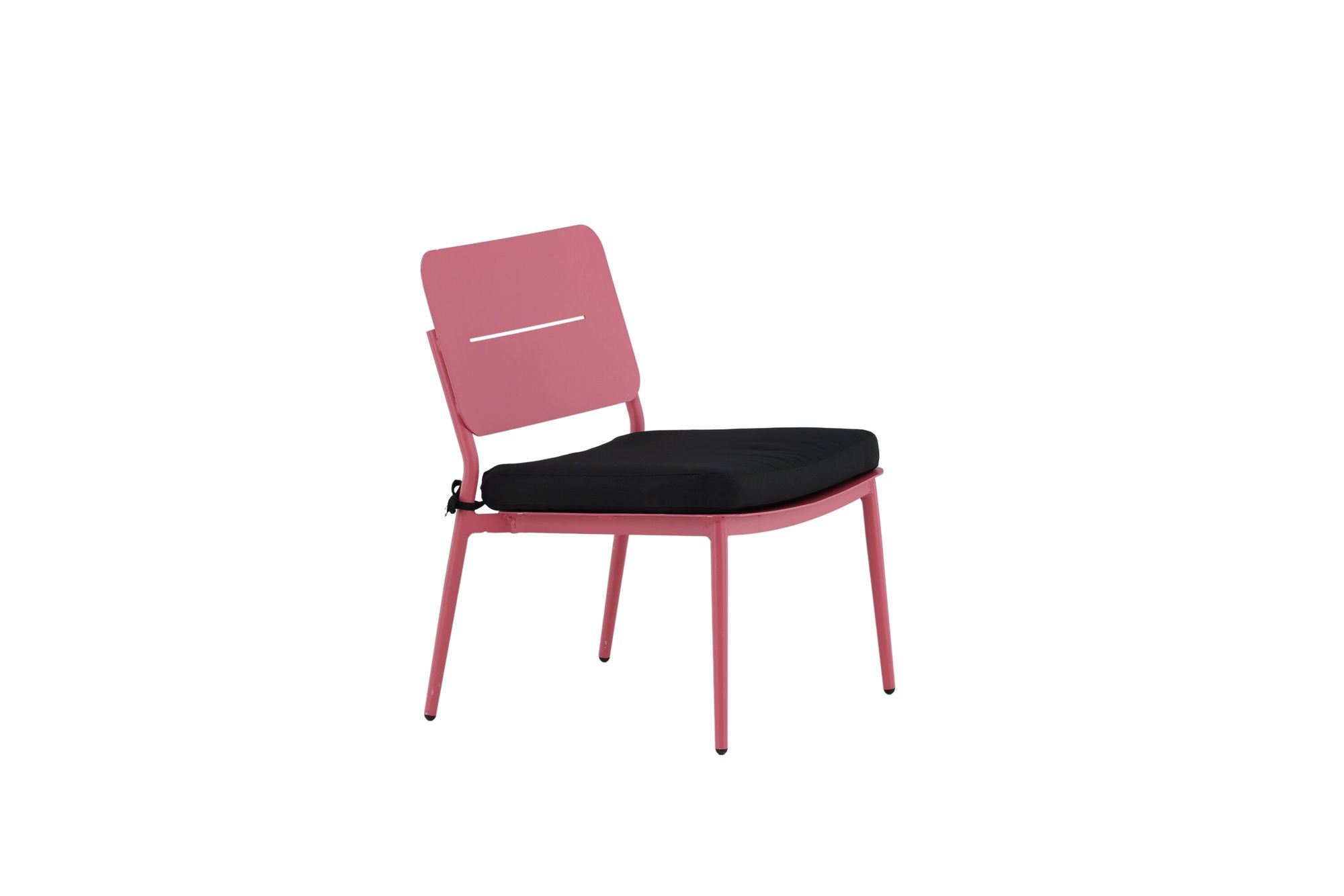 Venture Home Lina Lounge stol 2-pack - Pink / Black Cushion
