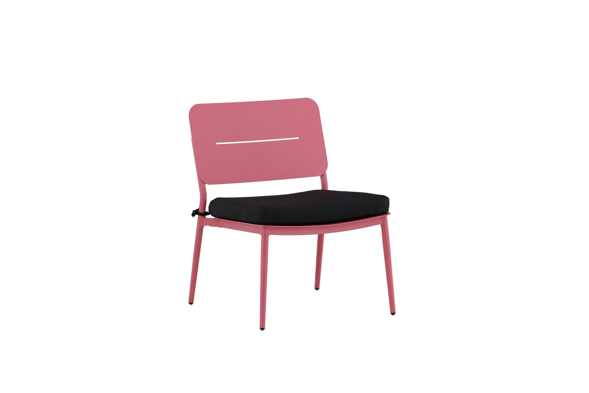 Venture Home Lina Lounge stol 2-pack - Pink / Black Cushion