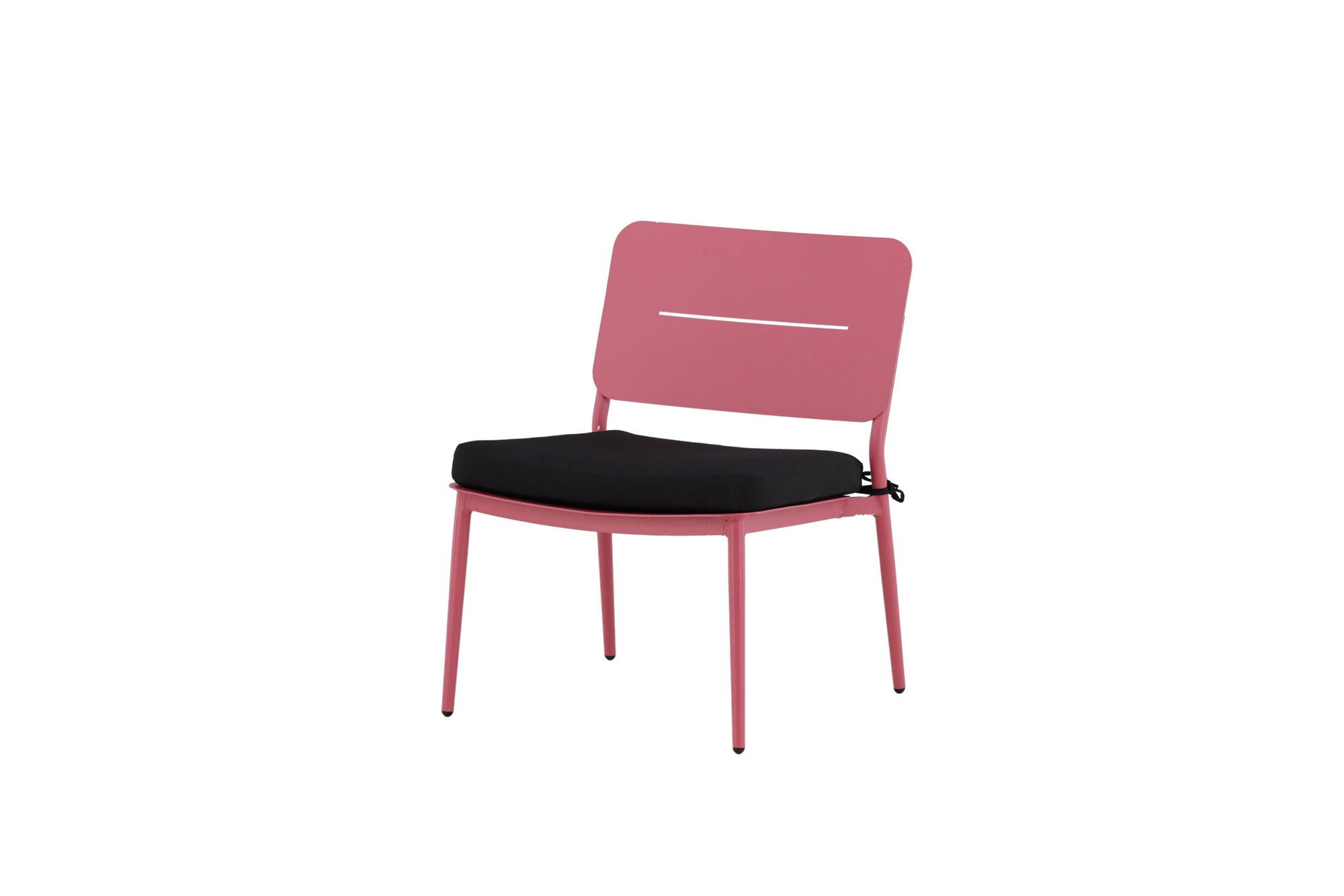 Venture Home Lina Lounge stol 2-pack - Pink / Black Cushion