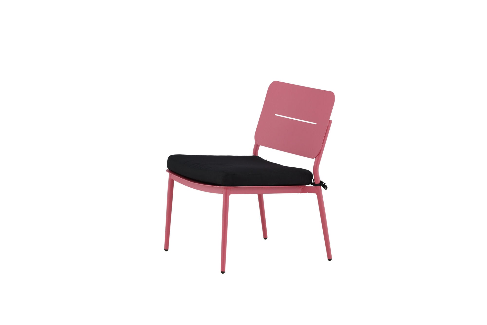 Venture Home Lina Lounge stol 2-pack - Pink / Black Cushion