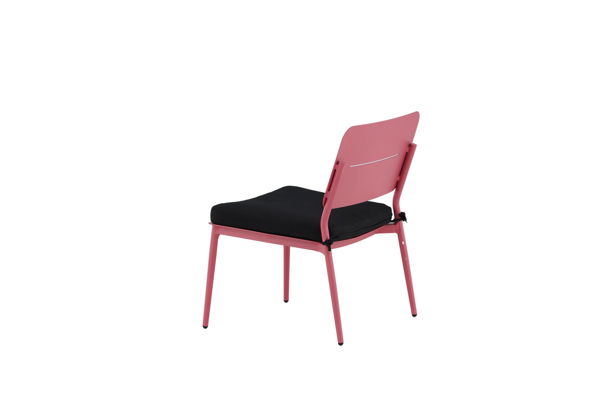 Venture Home Lina Lounge stol 2-pack - Pink / Black Cushion