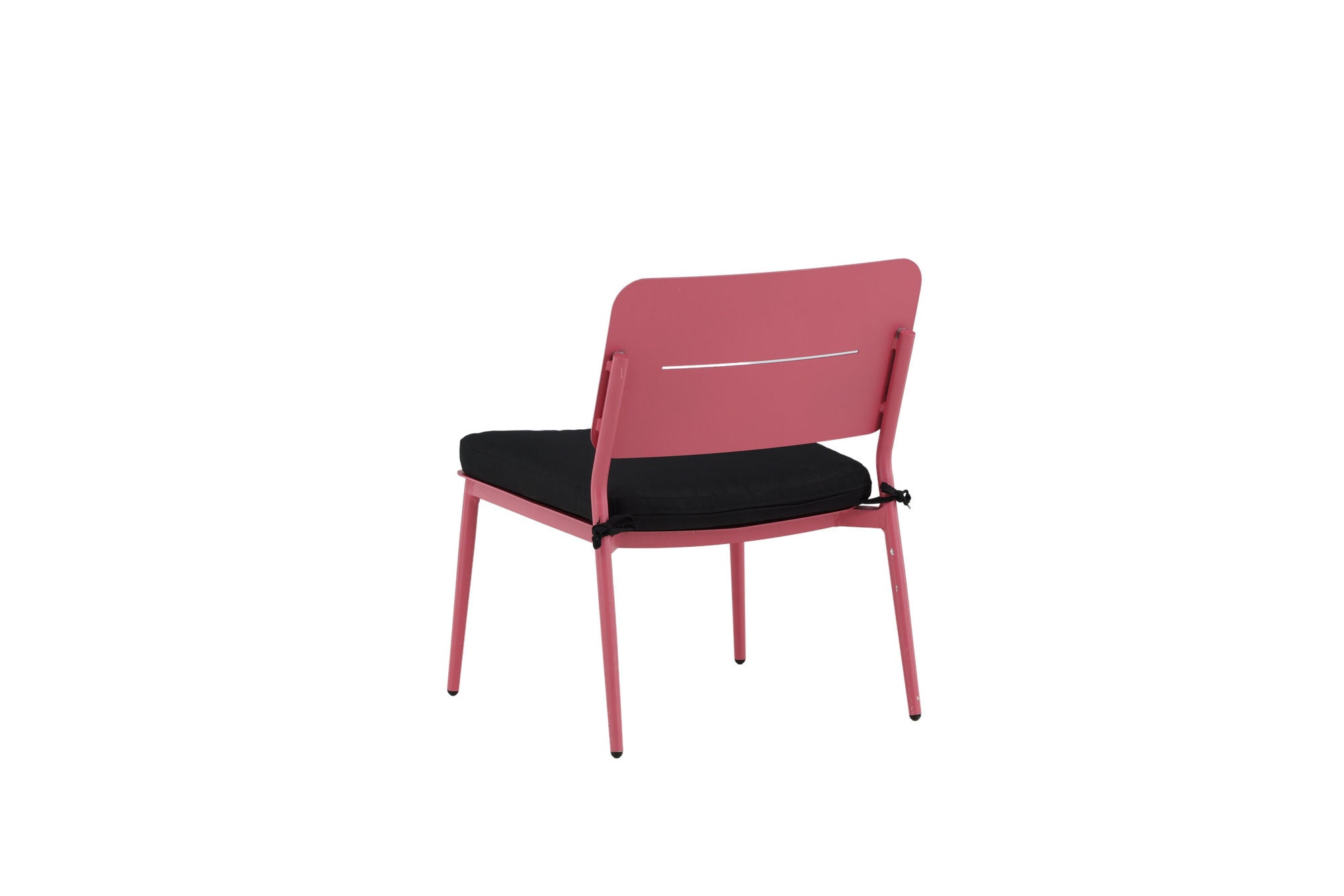 Venture Home Lina Lounge stol 2-pack - Pink / Black Cushion