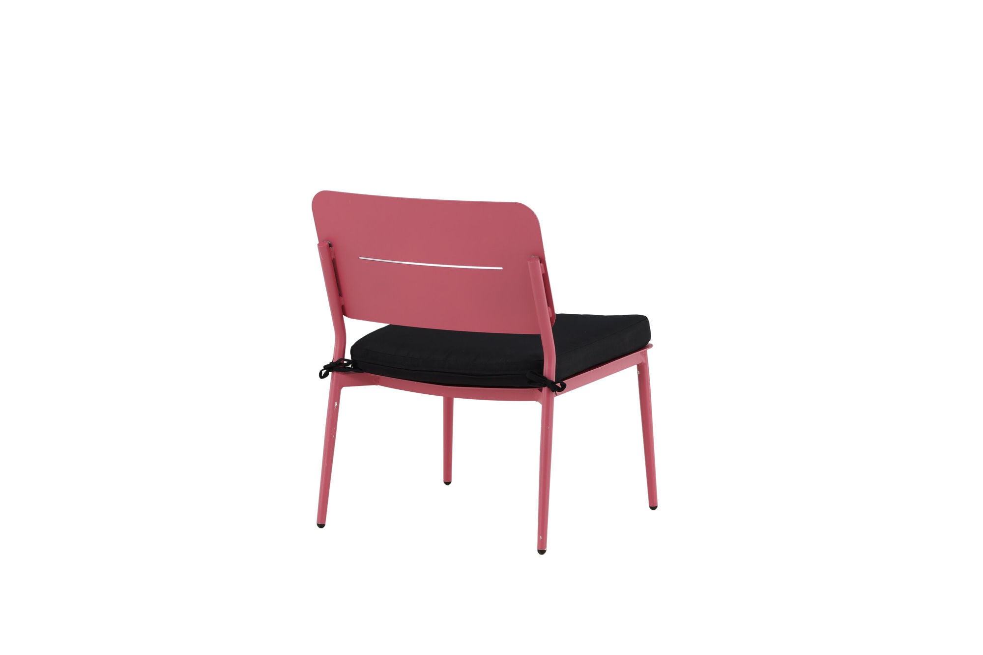 Venture Home Lina Lounge stol 2-pack - Pink / Black Cushion