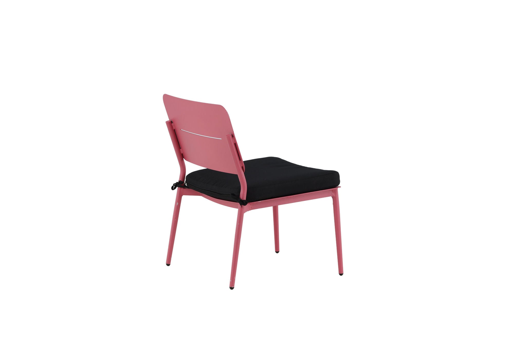 Venture Home Lina Lounge stol 2-pack - Pink / Black Cushion