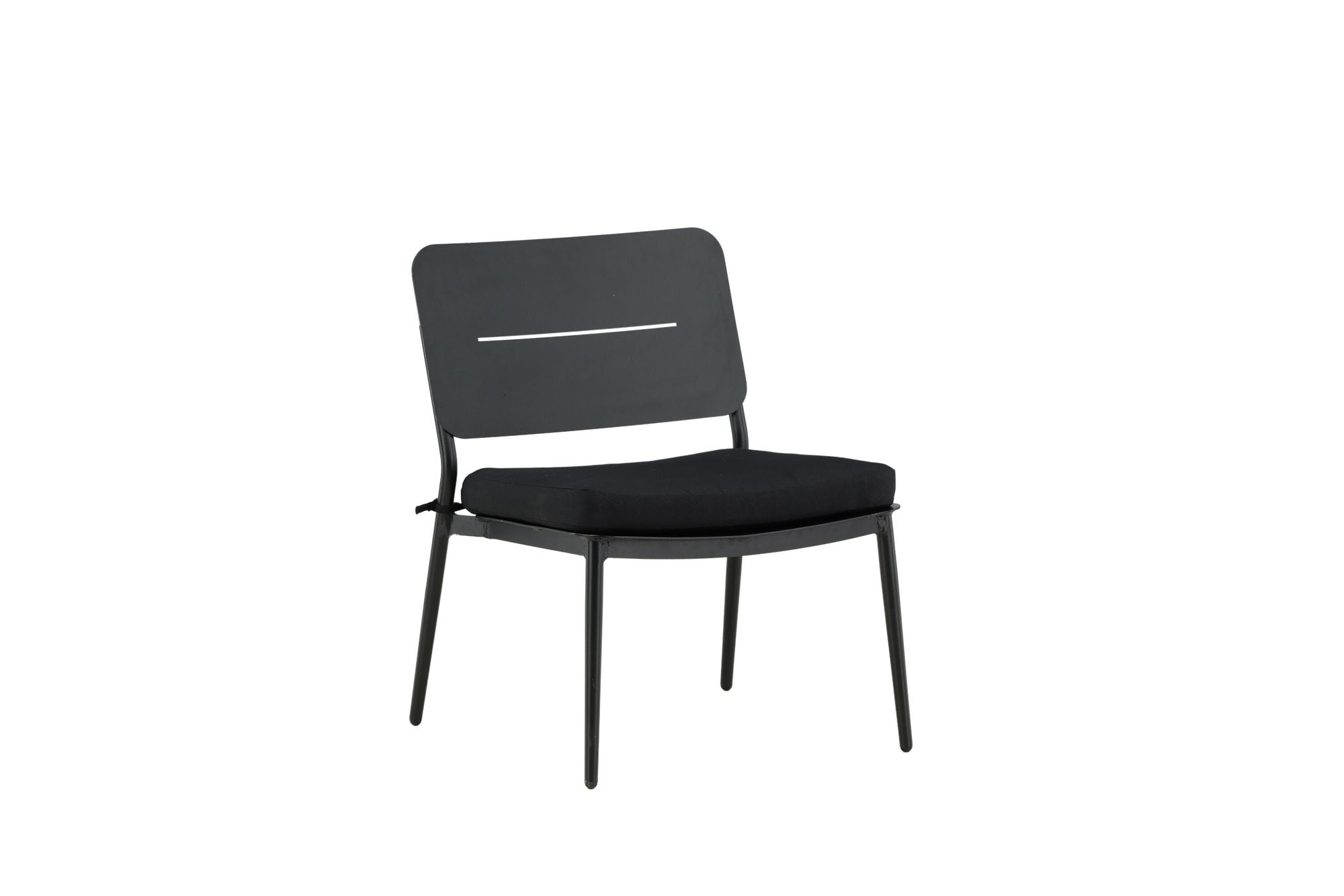 Venture Home Lina Lounge stol 2-pack - Black / Black Cushion