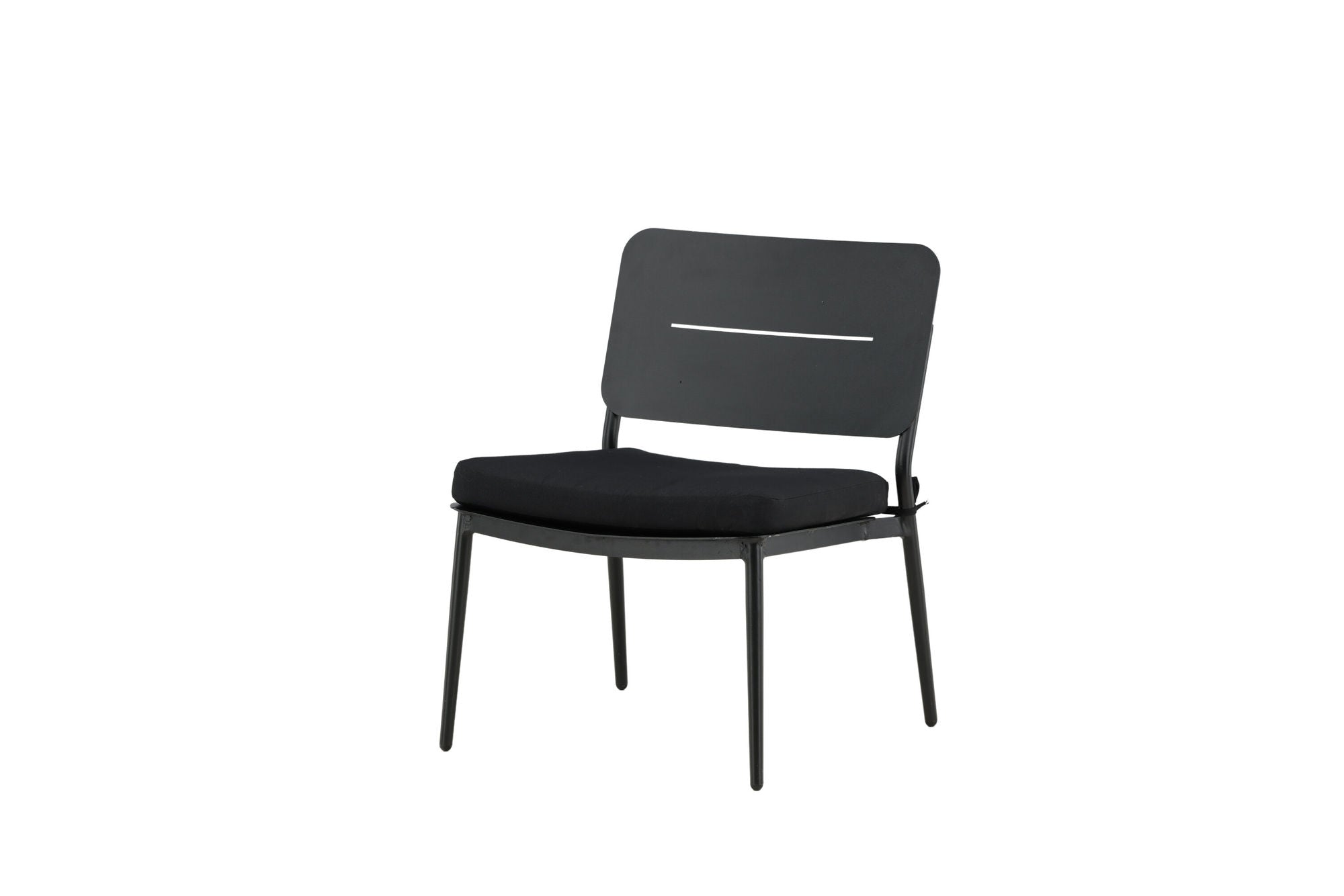 Venture Home Lina Lounge stol 2-pack - Black / Black Cushion