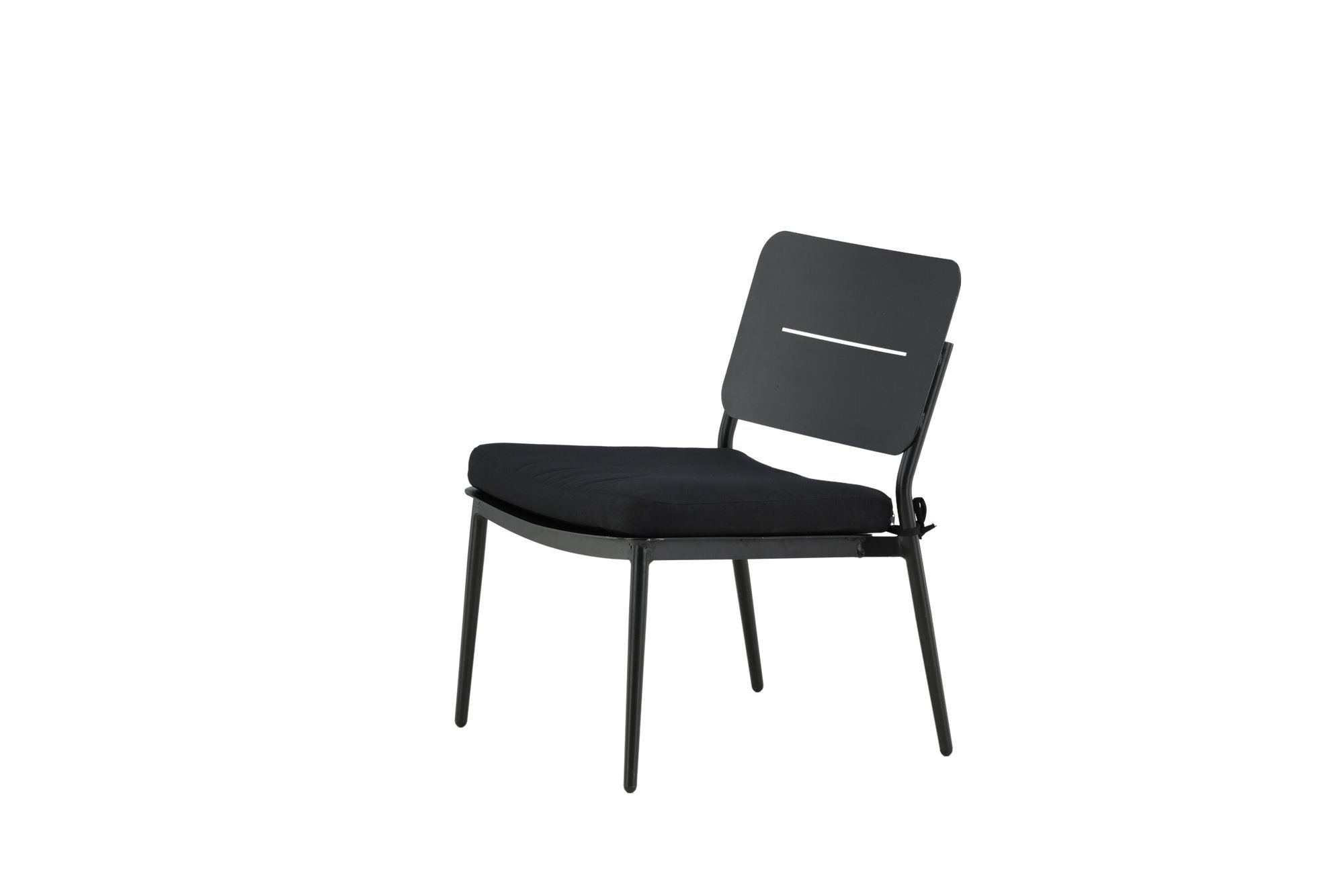 Venture Home Lina Lounge stol 2-pack - Black / Black Cushion