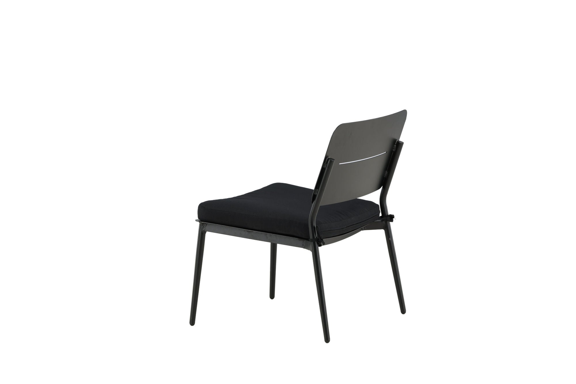 Venture Home Lina Lounge stol 2-pack - Black / Black Cushion