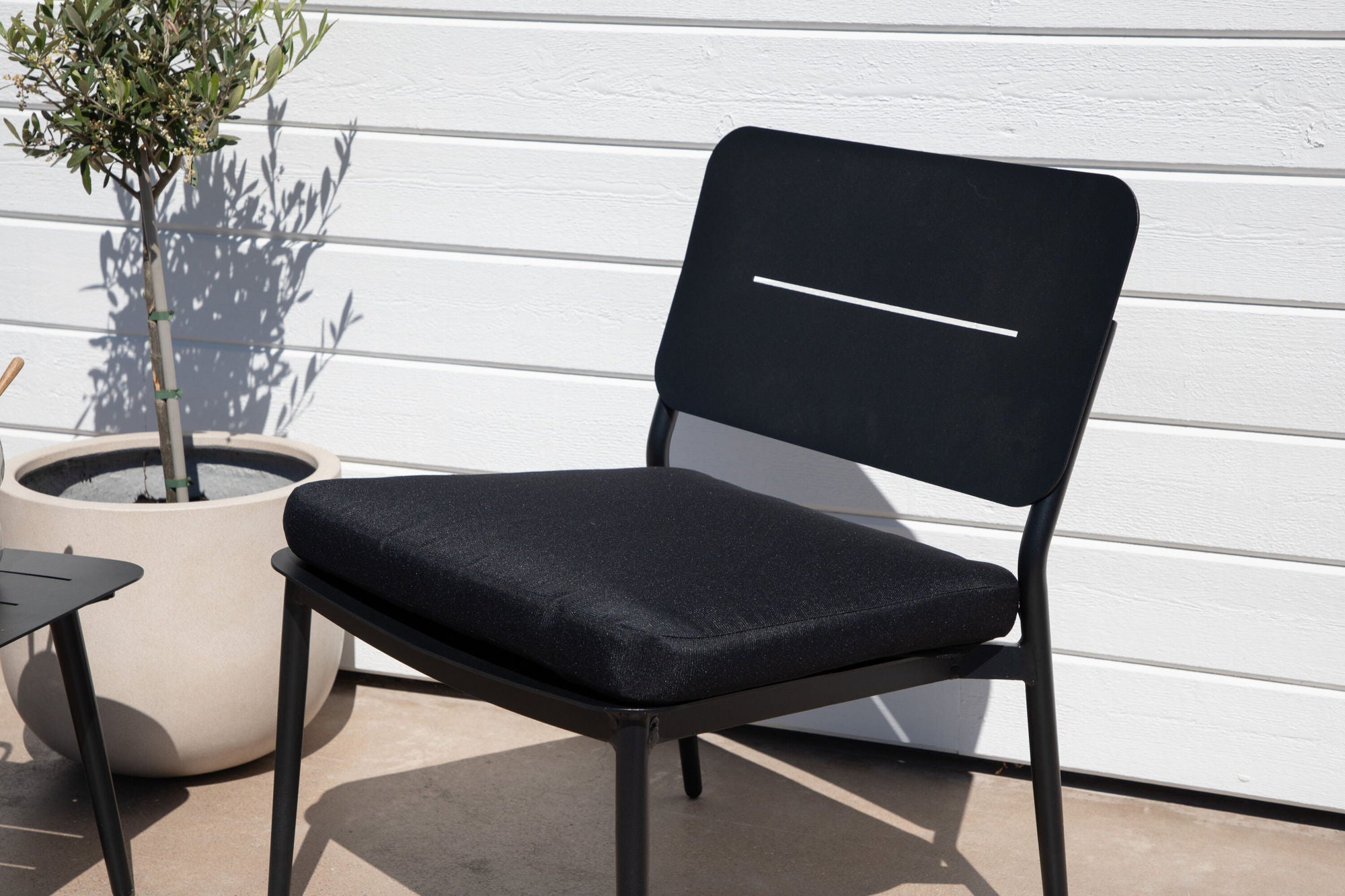 Venture Home Lina Lounge stol 2-pack - Black / Black Cushion