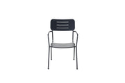 Venture Home Nicke Spisebordsstol W. Armrest 2-pack - Black Steel