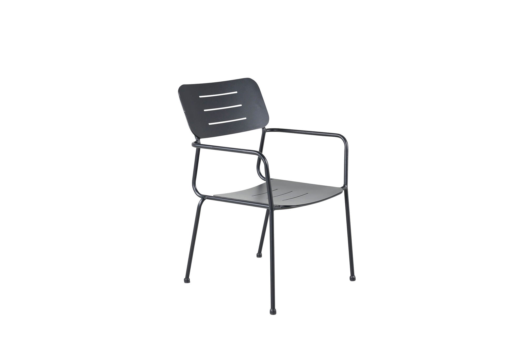 Venture Home Nicke Spisebordsstol W. Armrest 2-pack - Black Steel