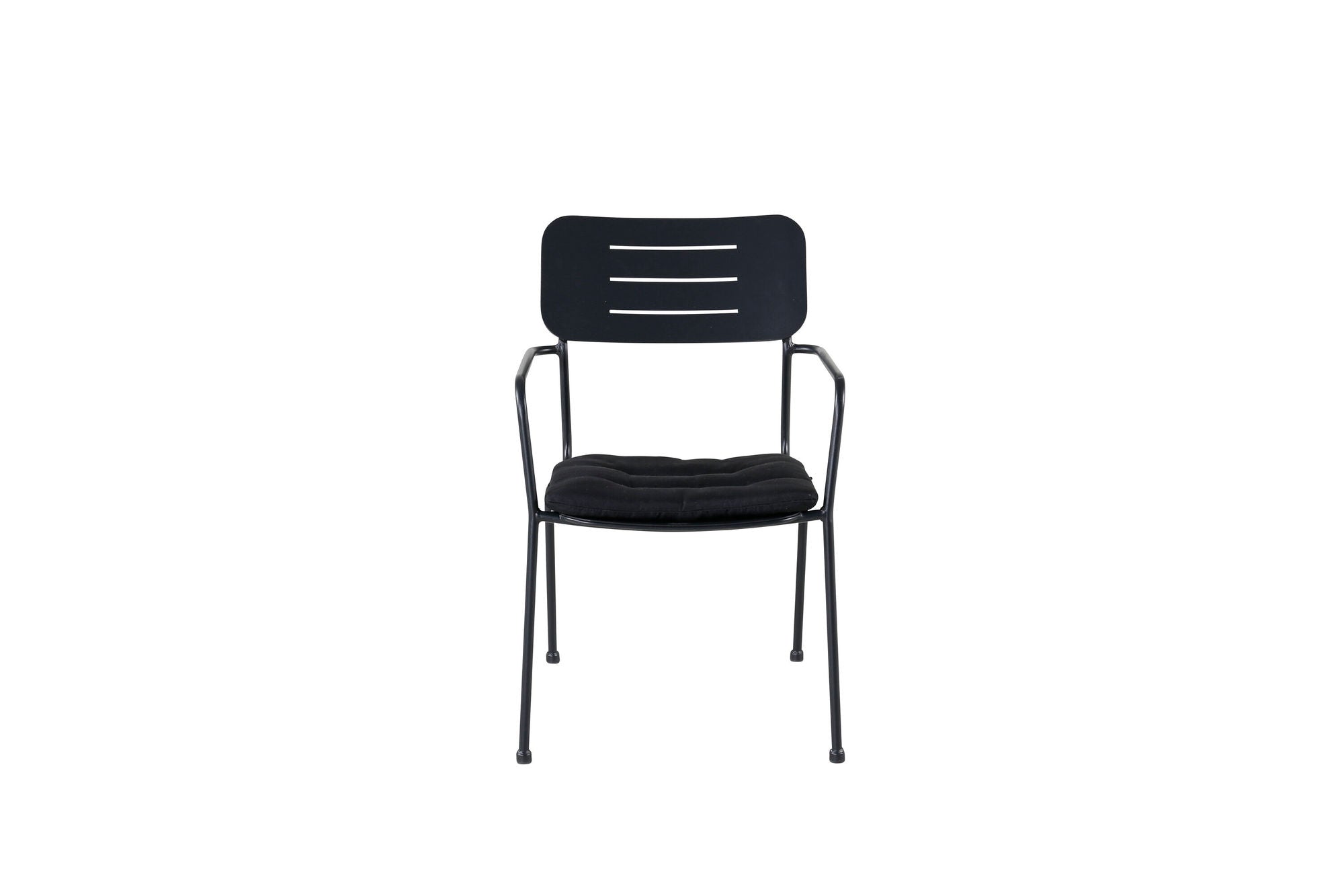 Venture Home Nicke Spisebordsstol W. Armrest 2-pack - Black Steel