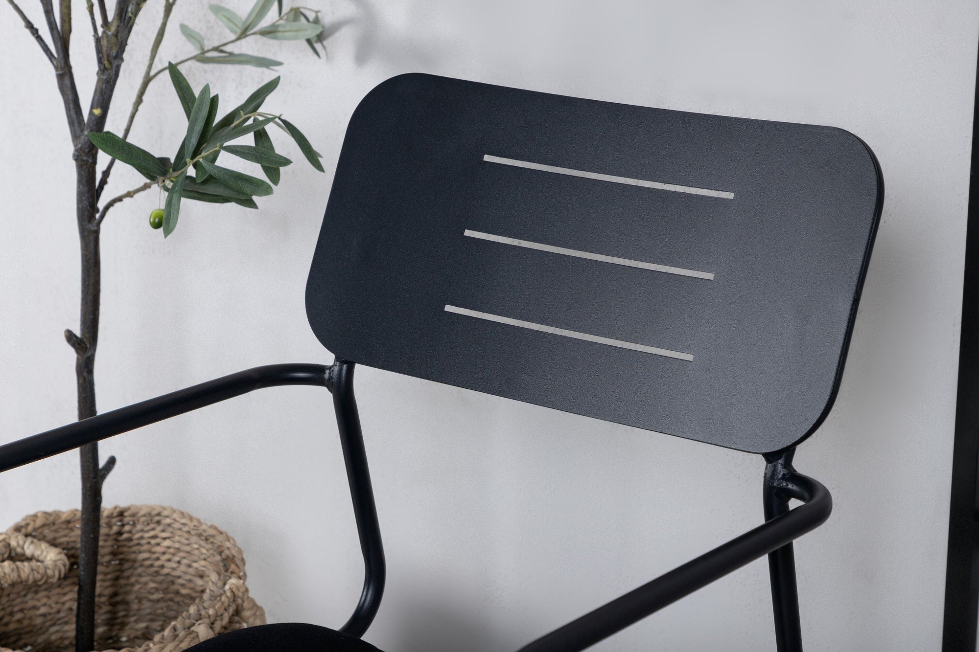 Venture Home Nicke Spisebordsstol W. Armrest 2-pack - Black Steel