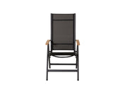 Venture Home Panama Light 5-pos stol 2-pack Black / Black