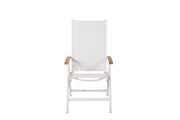 Venture Home Panama Light 5-pos stol 2-pack White / White