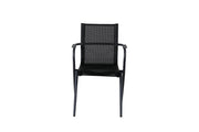 Venture Home Alina Spisebordsstol 6-pack - Black Alu / Black Textilene (Stackable stol)