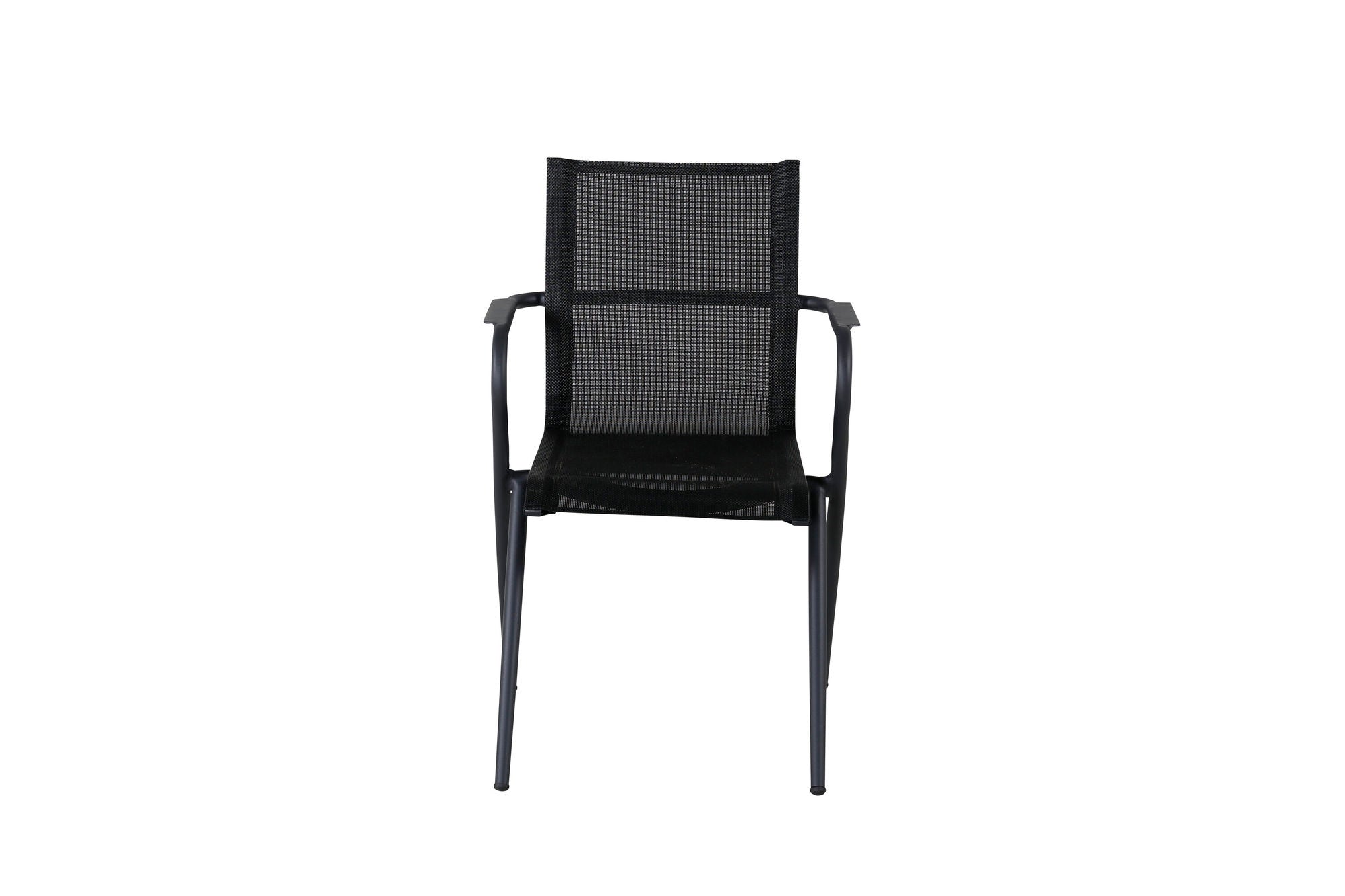 Venture Home Alina Spisebordsstol 6-pack - Black Alu / Black Textilene (Stackable stol)