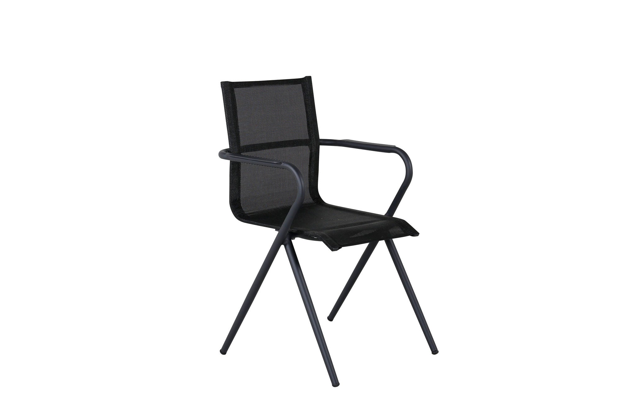 Venture Home Alina Spisebordsstol 6-pack - Black Alu / Black Textilene (Stackable stol)