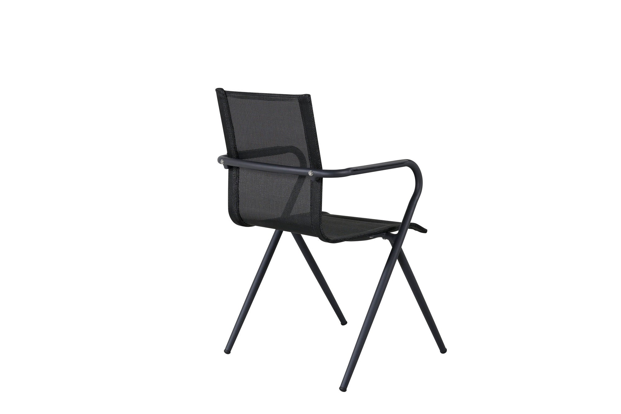 Venture Home Alina Spisebordsstol 6-pack - Black Alu / Black Textilene (Stackable stol)