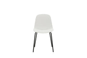 Venture Home Arctic Spisebordsstol 2-pack - Black Legs - White Plastic